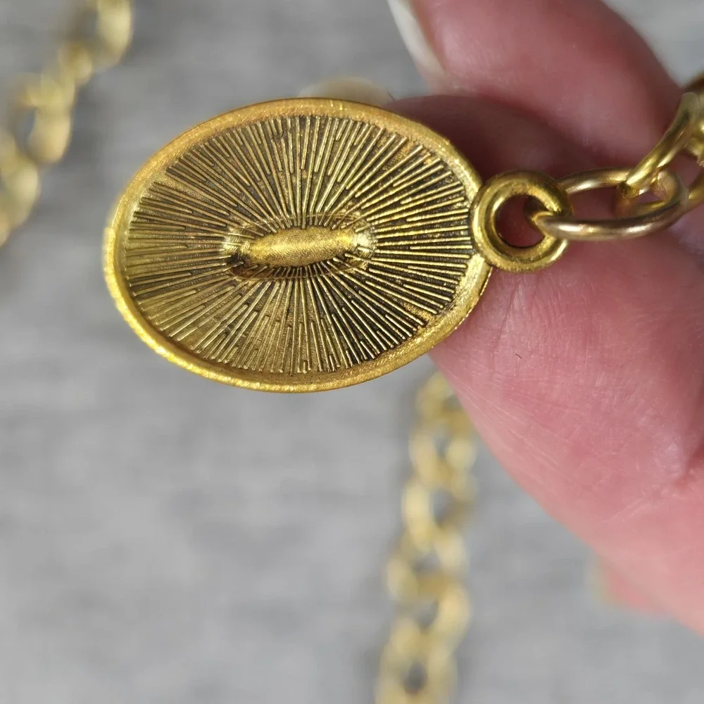 N/A antiqued goldtone